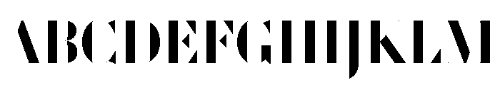 WorkhorseDidot Bold288 Instance Font UPPERCASE