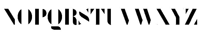 WorkhorseDidot Bold288 Instance Font UPPERCASE