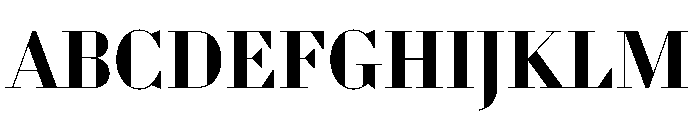WorkhorseDidot Bold42 Instance Font UPPERCASE