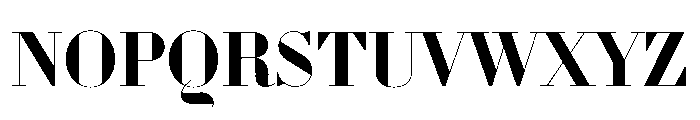 WorkhorseDidot Bold68 Instance Font UPPERCASE