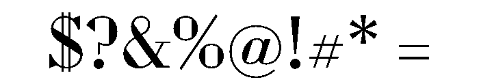WorkhorseDidot Book16 Instance Font OTHER CHARS