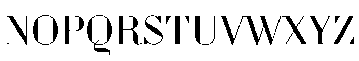 WorkhorseDidot Book26 Instance Font UPPERCASE