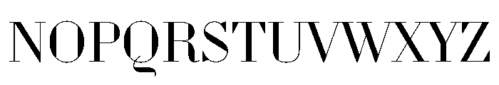 WorkhorseDidot Book42 Instance Font UPPERCASE