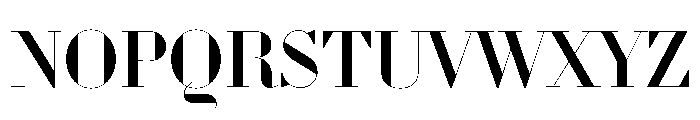 WorkhorseDidot Medium110 Instance Font UPPERCASE
