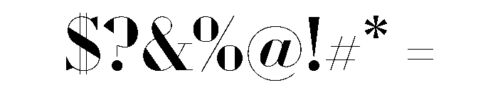 WorkhorseDidot Medium68 Instance Font OTHER CHARS