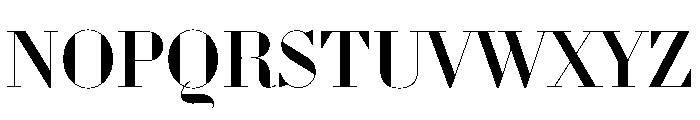 WorkhorseDidot Medium68 Instance Font UPPERCASE