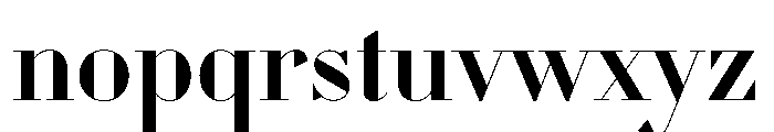 WorkhorseDidot Medium68 Instance Font LOWERCASE