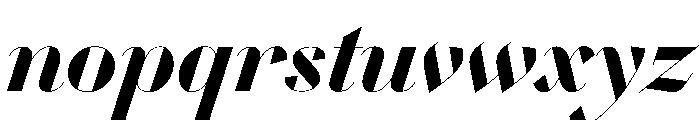 WorkhorseDidotItalic BoldItalic110 Instance Font LOWERCASE