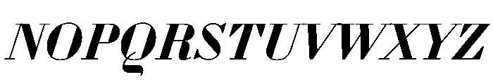 WorkhorseDidotItalic BoldItalic16 Instance Font UPPERCASE
