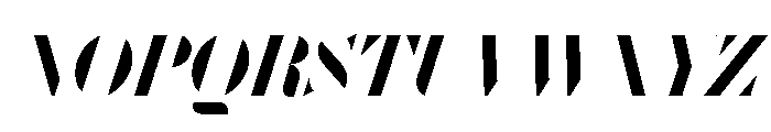 WorkhorseDidotItalic BoldItalic288 Instance Font UPPERCASE