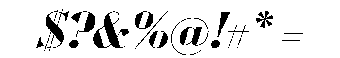 WorkhorseDidotItalic BoldItalic42 Instance Font OTHER CHARS