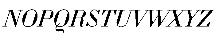 WorkhorseDidotItalic BookItalic16 Instance Font UPPERCASE