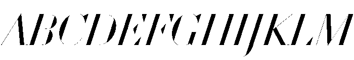 WorkhorseDidotItalic BookItalic178 Instance Font UPPERCASE