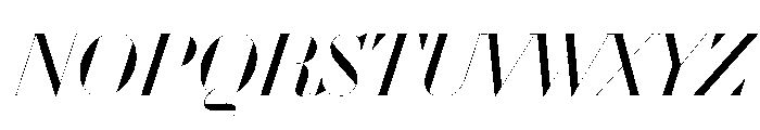 WorkhorseDidotItalic BookItalic178 Instance Font UPPERCASE