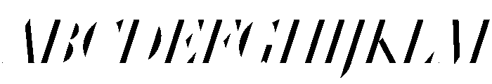 WorkhorseDidotItalic BookItalic288 Instance Font UPPERCASE