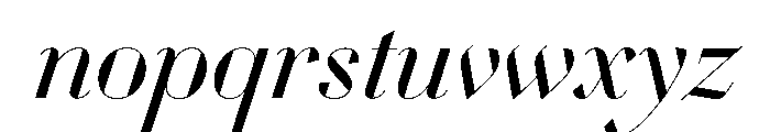 WorkhorseDidotItalic BookItalic68 Instance Font LOWERCASE