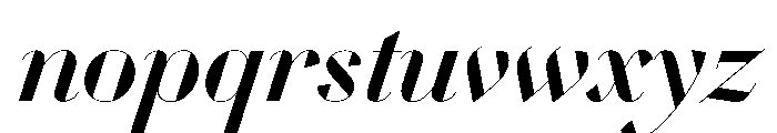WorkhorseDidotItalic MediumItalic110 Instance Font LOWERCASE