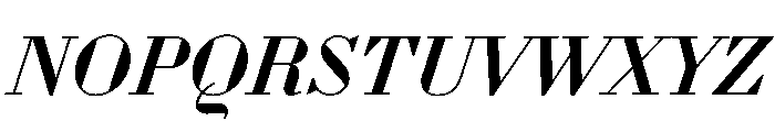 WorkhorseDidotItalic MediumItalic16 Instance Font UPPERCASE
