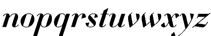 WorkhorseDidotItalic MediumItalic26 Instance Font LOWERCASE