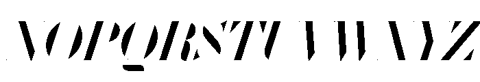WorkhorseDidotItalic MediumItalic288 Instance Font UPPERCASE