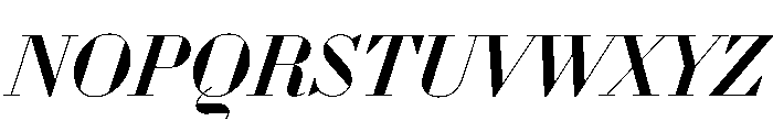 WorkhorseDidotItalic MediumItalic42 Instance Font UPPERCASE