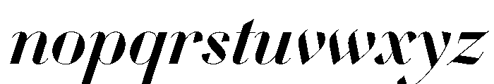 WorkhorseDidotItalic MediumItalic68 Instance Font LOWERCASE