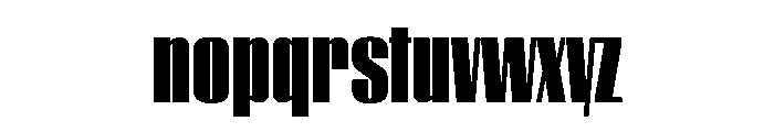 WorkhorseEmpire Black Instance Font LOWERCASE