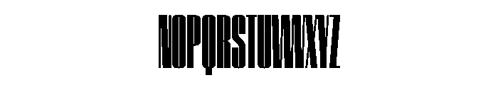 WorkhorseEmpire BlackCompressed Instance Font UPPERCASE