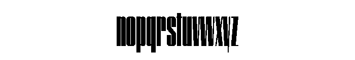 WorkhorseEmpire BlackCompressed Instance Font LOWERCASE
