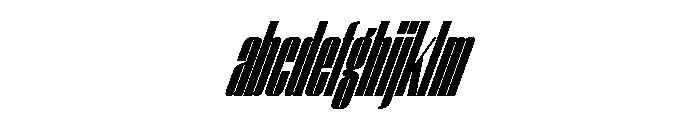 WorkhorseEmpire BlackCompressedOblique Instance FONT