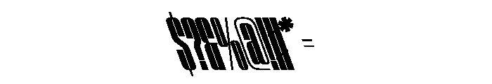 WorkhorseEmpire BlackCompressedReverseOblique Instance Font OTHER CHARS