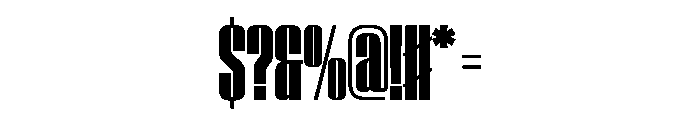 WorkhorseEmpire BlackCondensed Instance Font OTHER CHARS