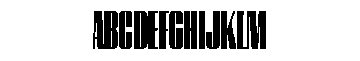 WorkhorseEmpire BlackCondensed Instance Font UPPERCASE
