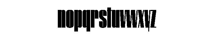 WorkhorseEmpire BlackCondensed Instance Font LOWERCASE