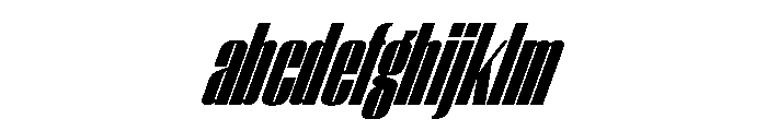 WorkhorseEmpire BlackCondensedOblique Instance FONT