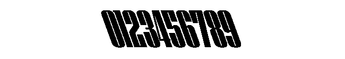 WorkhorseEmpire BlackCondensedReverseOblique Instance Font OTHER CHARS