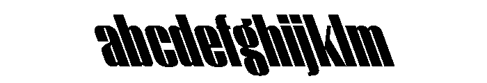 WorkhorseEmpire BlackReverseOblique Instance FONT