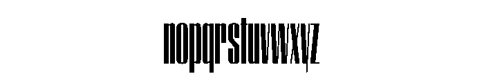 WorkhorseEmpire BoldCompressed Instance Font LOWERCASE