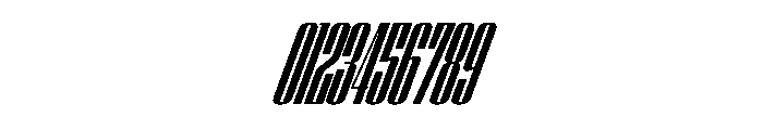 WorkhorseEmpire BoldCompressedOblique Instance Font OTHER CHARS