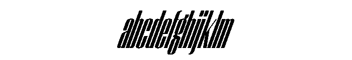 WorkhorseEmpire BoldCompressedOblique Instance FONT