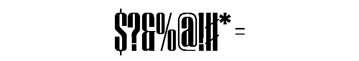 WorkhorseEmpire BoldCondensed Instance Font OTHER CHARS