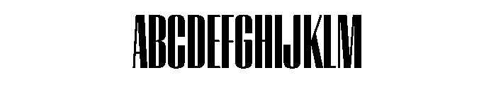 WorkhorseEmpire BoldCondensed Instance Font UPPERCASE
