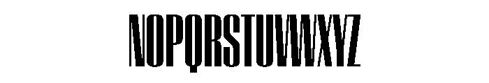 WorkhorseEmpire BoldCondensed Instance Font UPPERCASE