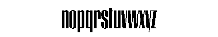 WorkhorseEmpire BoldCondensed Instance Font LOWERCASE