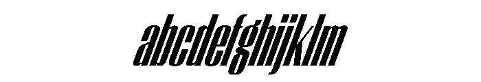 WorkhorseEmpire BoldCondensedOblique Instance FONT