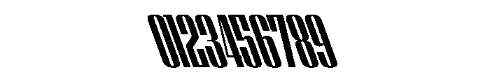 WorkhorseEmpire BoldCondensedReverseOblique Instance Font OTHER CHARS