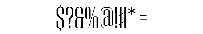 WorkhorseEmpire Book Instance Font OTHER CHARS