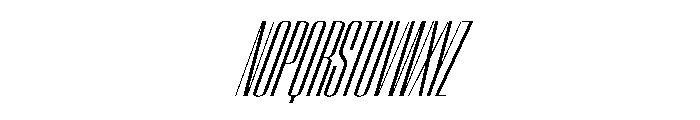 WorkhorseEmpire BookCompressedOblique Instance Font UPPERCASE
