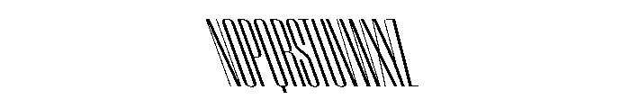 WorkhorseEmpire BookCompressedReverseOblique Instance Font UPPERCASE