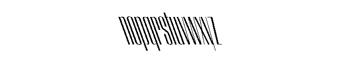 WorkhorseEmpire BookCompressedReverseOblique Instance Font LOWERCASE